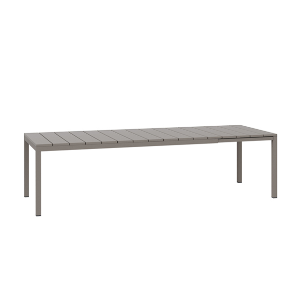 NARDI OUTDOOR - TAVOLO ALL. RIO 210X100 CM ALLUMINIO TORTORA