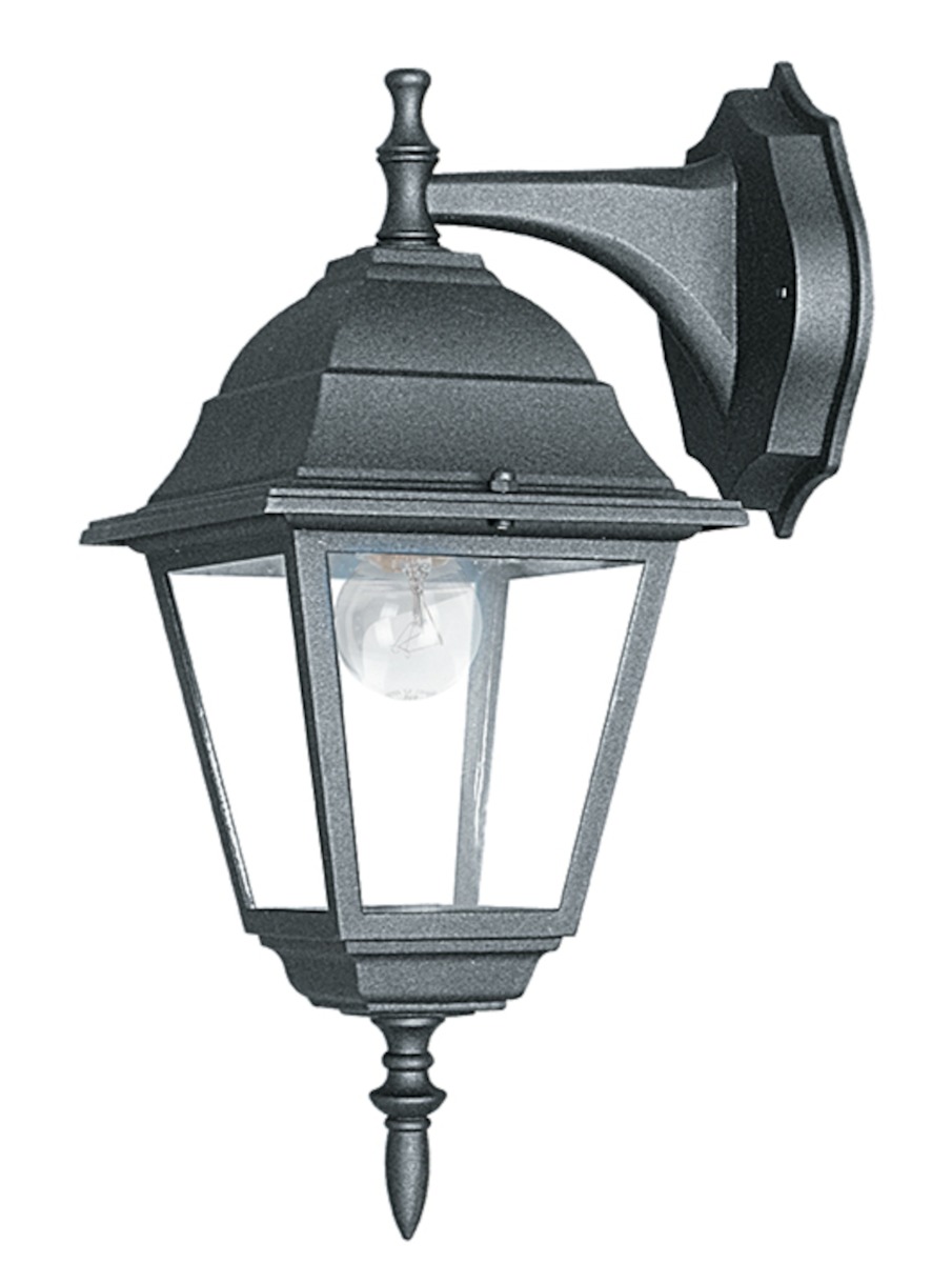 APPLIQUE DA ESTERNO DOWNLIGHT ROMA ANTRACITE IN ALLUMINIO PRESSOFUSO - 1XE27 MAX 60W