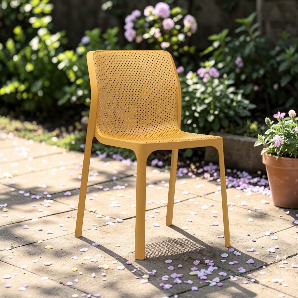 NARDI OUTDOOR - SEDIA MOD. BIT SENAPE