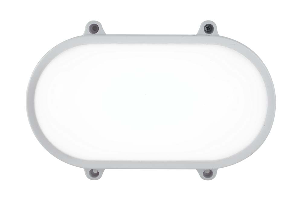 PLAFONIERA A LED SHELLY BIANCO 27.1X8 H. 17.6CM - 20W 3000/4000K 2500lm