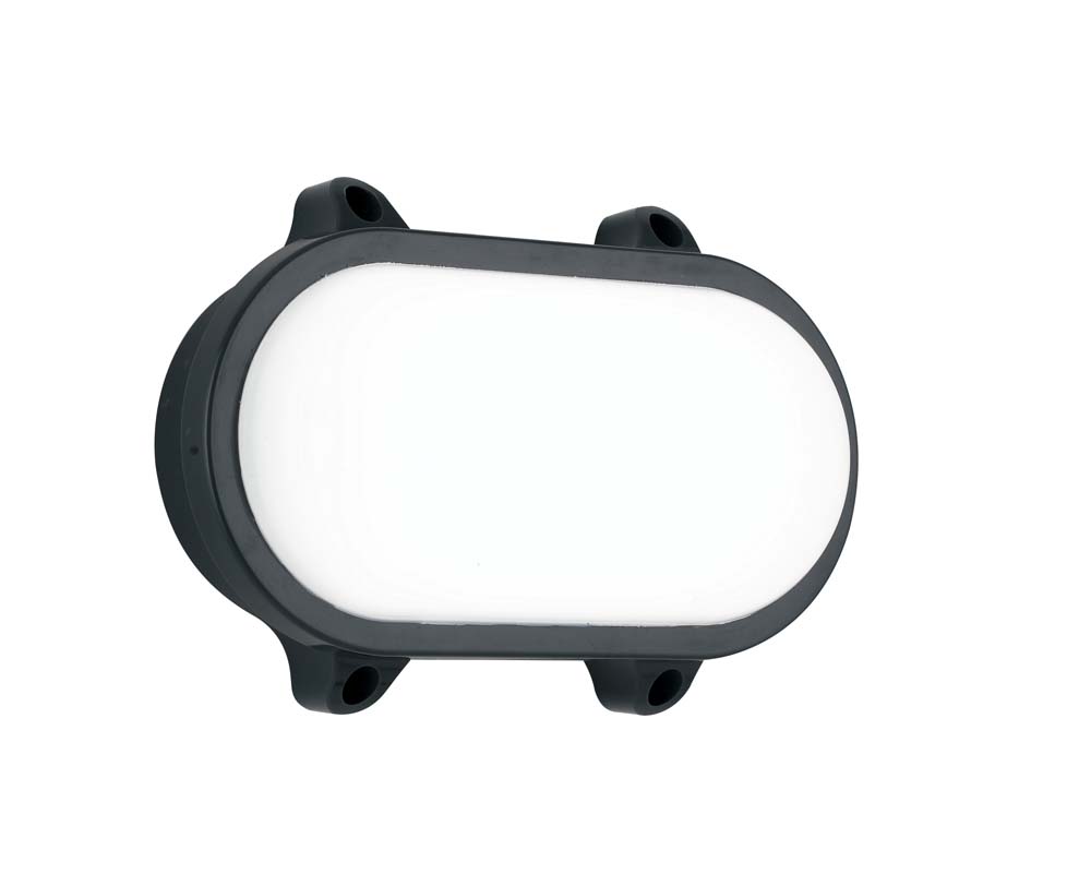 PLAFONIERA A LED SHELLY NERO 21.5X7 H. 14.5CM - 15W 3000/4000K 1900lm