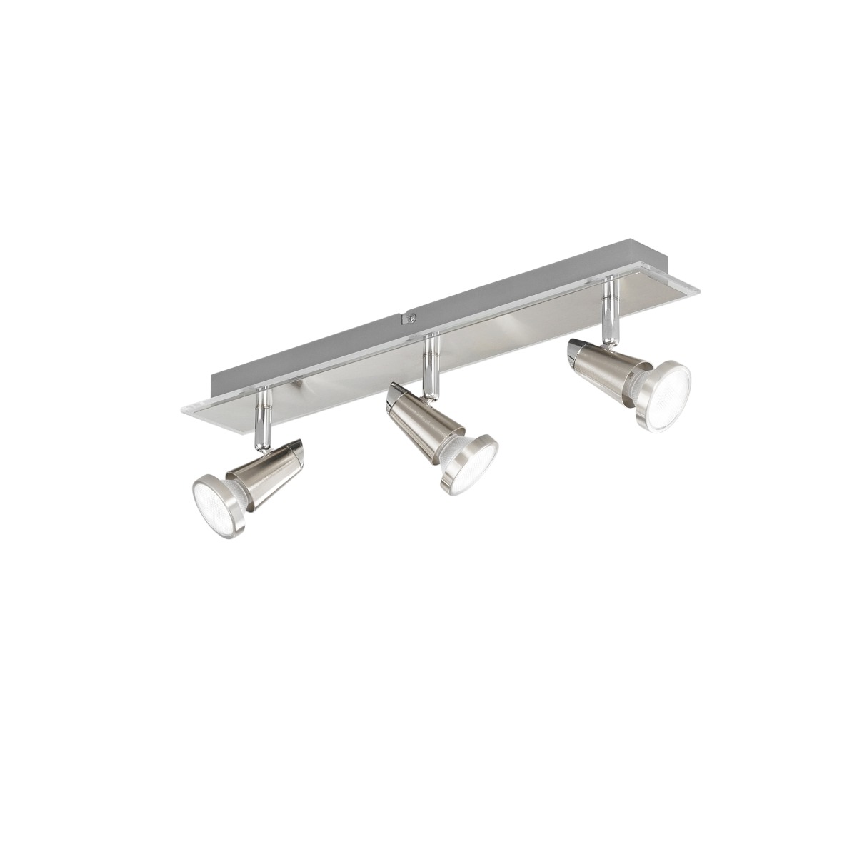 SPOT A LED MIAMI NIKEL 48X7 H. 14.5CM - 3XGU10 35W 2700K 400lm