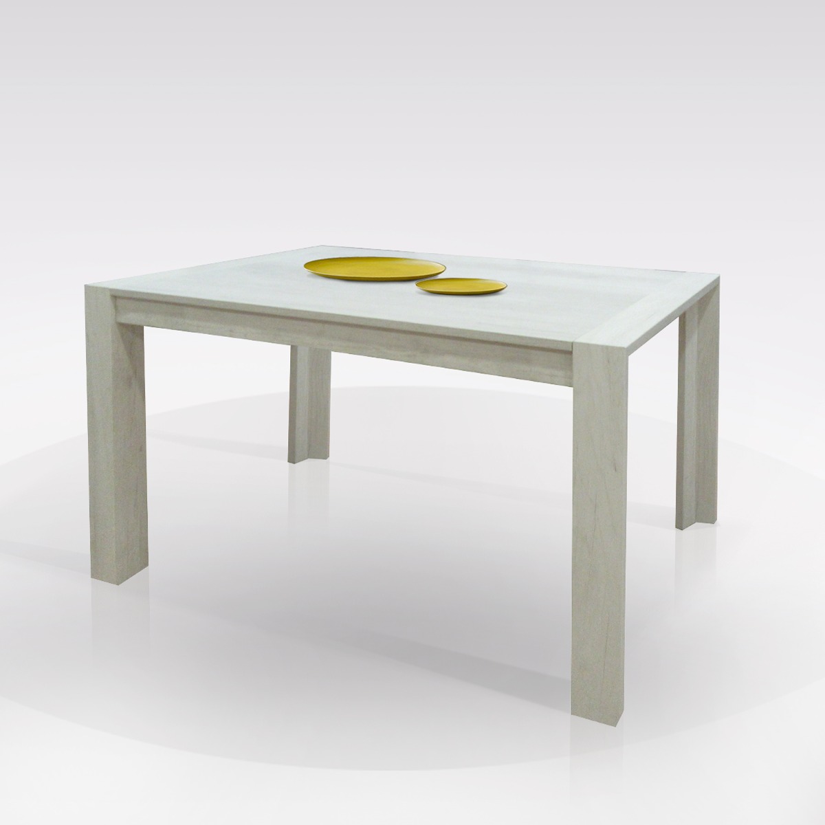 TAVOLO MILANO ALL. 140X90 QUERCIA BIANCA
