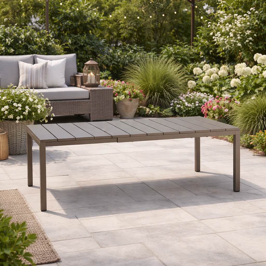 NARDI OUTDOOR - TAVOLO ALLUNGABILE RIO CM 140X85 TORTORA