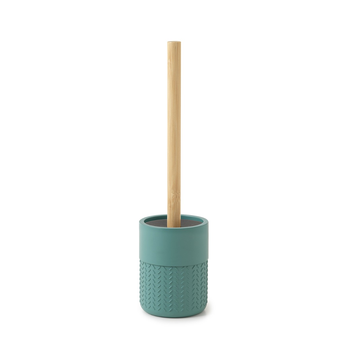 LINEA THEA - PORTASCOPINO IN RESINA E BAMBU' NATURALE/VERDE