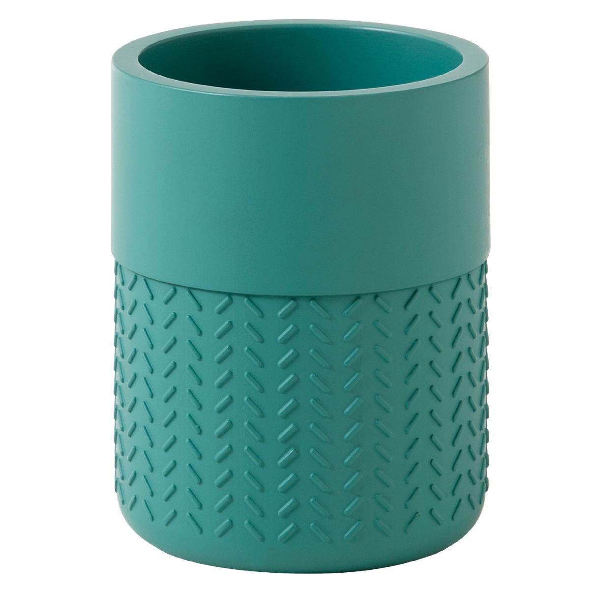 LINEA THEA - BICCHIERE PORTASPAZZOLINI IN RESINA VERDE