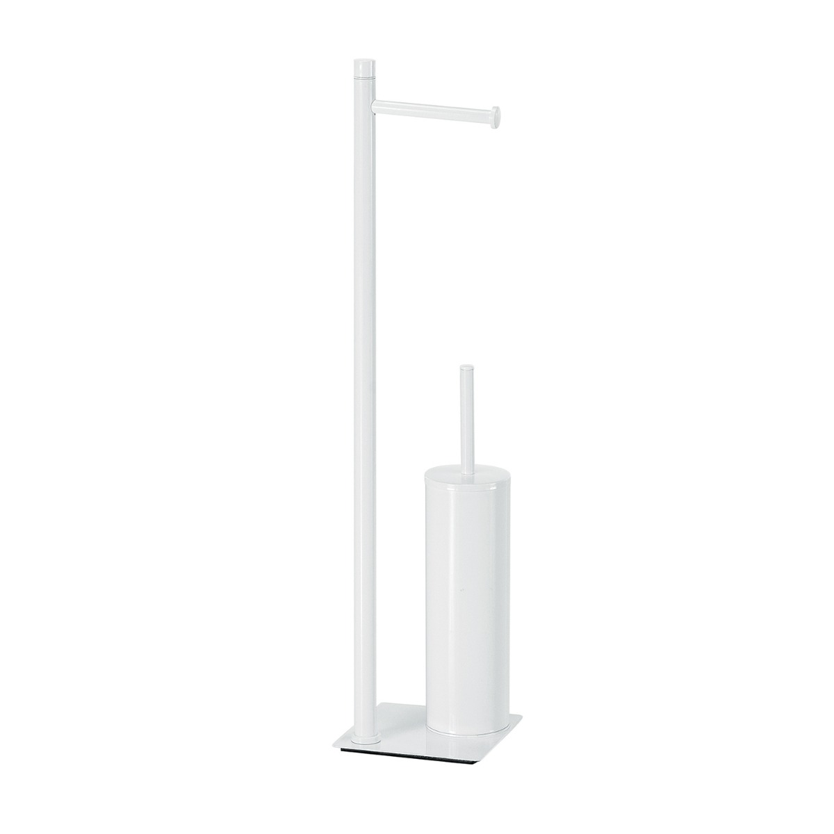 LINEA TRILLY - PIANTANA PORTA ROTOLO E PORTA SCOPINO BIANCO 