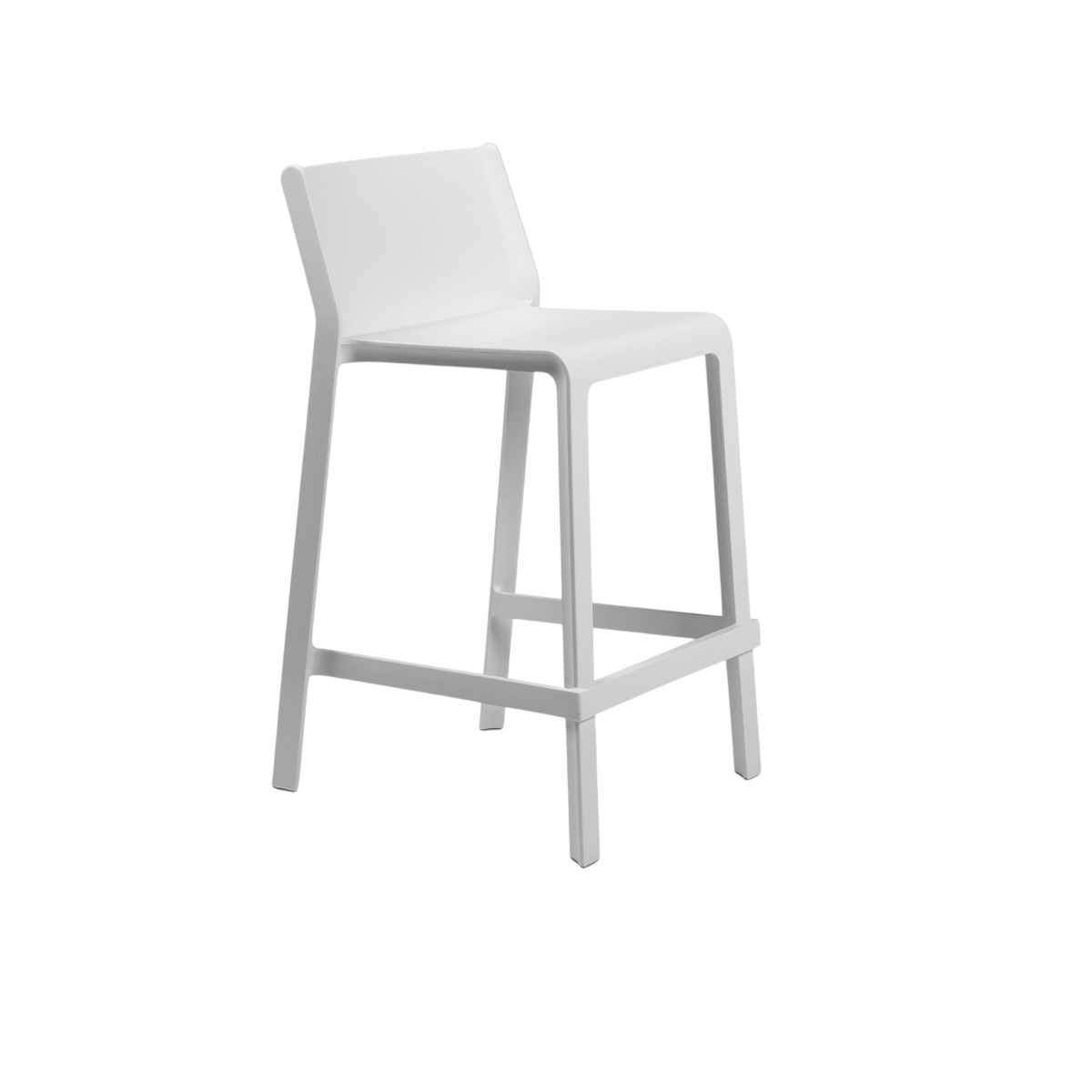NARDI OUTDOOR - SGABELLO TRILL STOOL MINI BIANCO 