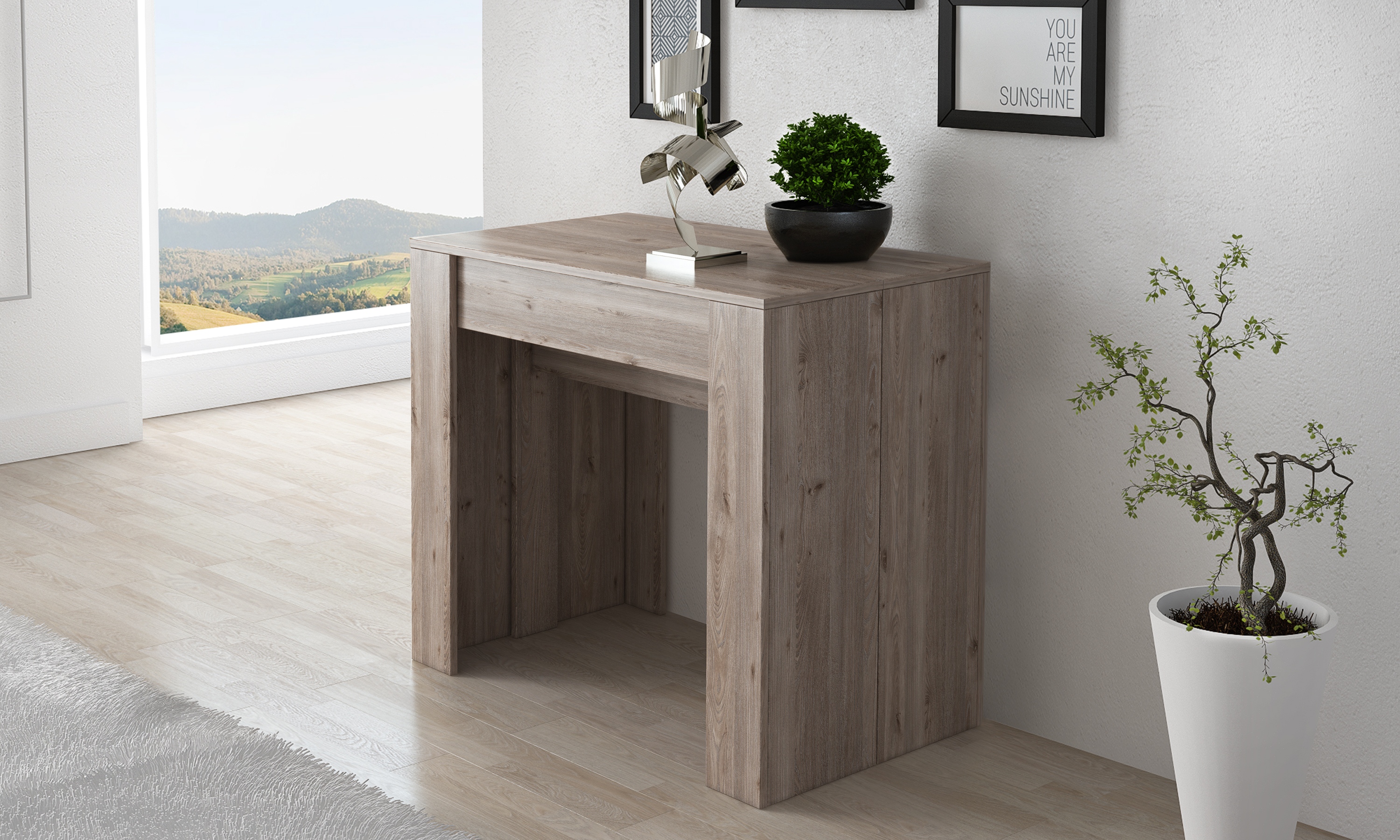 TAVOLO/CONSOLLE ALL. 90X237 NELSON OAK