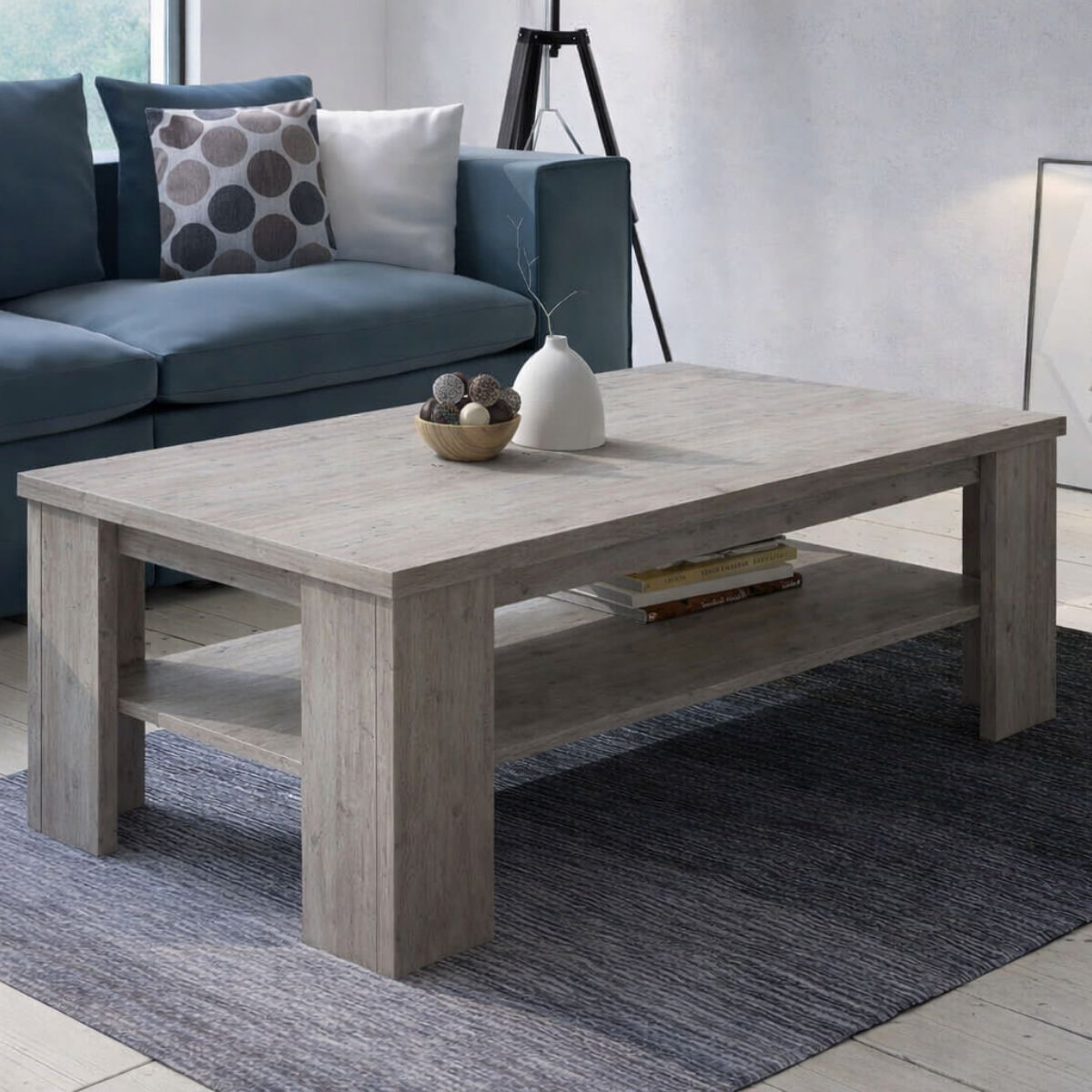 TAVOLINO MOD. ANTHONY CM 110X55 H. 41 ANCONA OAK