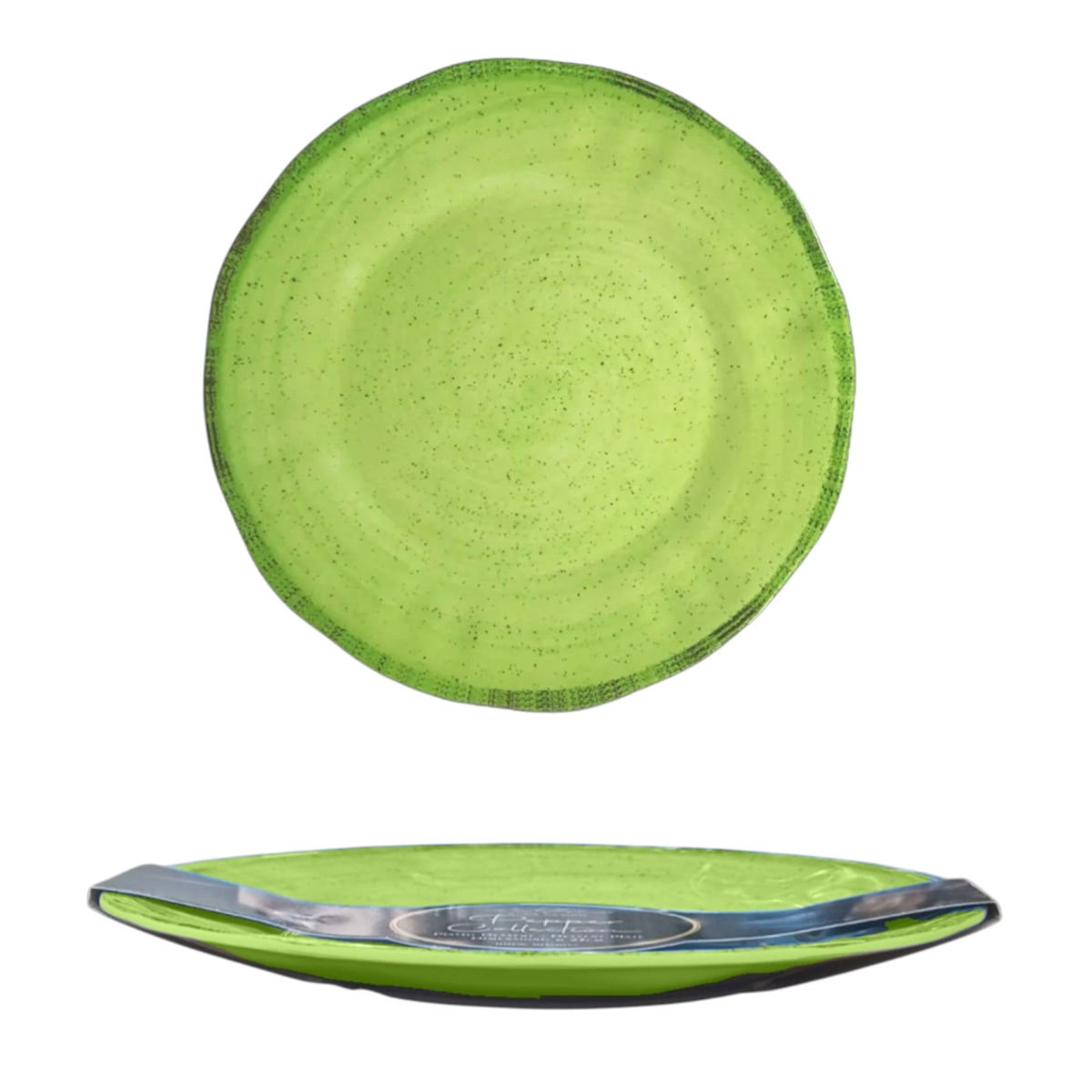 PIATTO PIANO IN MELAMINA GREEN PEPPER DIAM. 28CM