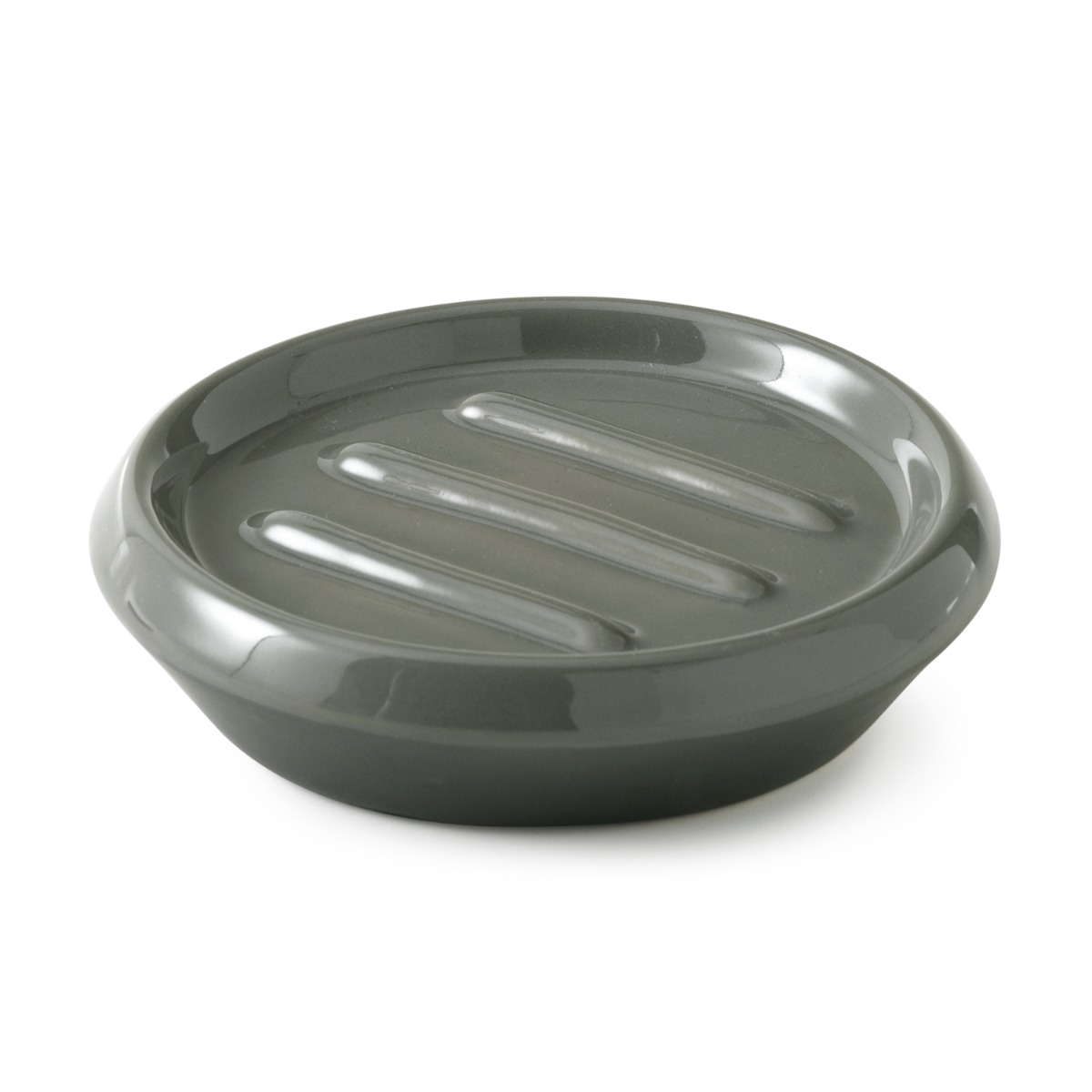 LINEA WILMA - PORTA SAPONE IN CERAMICA VERDE SALVIA 